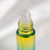 Lip Plumper in a Gradient Glass Bottle, Hydrating Care for Dry Chapped Lips, Rollerball Enhancer with 10ml Capacity, 37g Weight and 3-Year Life