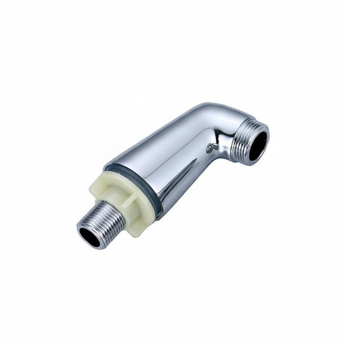 2 Pieces Angled Design Bathtub Faucet Mounting Legs Chrome Finish Faucet Bent Leg Adapter for Bathroom