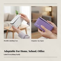Label Printer, Bluetooth Mini Handheld, Portable Thermal, Waterproof Name Sticker, Home Office