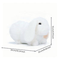 Stuffed Rabbit Soft Stuffed Animal Rabbit Soft and Fuzzy for Nursery, Shelf