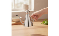 Oil Pot Stainless Steel Oil Pot with Lid Dripping  Cruet for Dining Table