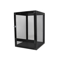 Reptile Enclosure with Mesh Panels Ventilated Mesh Terrarium Front-Opening
