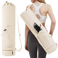 Yoga Mat Carrier Bag with Water Bottle Holder