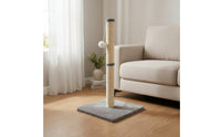Scratch and Play Feline Climbing Post Tall Design Sisal Feline Tree Sturdy Base Pet Furniture Stable Structure for Cats, Indoor