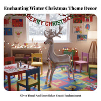 Christmas Tree Balloon Reusable 3D Foil Balloon Tree Star Topper for Home Decor