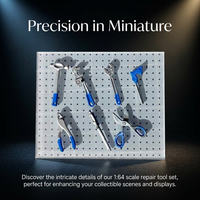 1:64 Diorama Garage Accessories, Maintenance Tool Diorama Garage for Collectors, Realistic Diorama G - Image 10