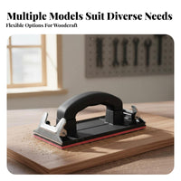 Comfort Grip Handle Sandpaper Holder Easy to Use Manual Hand Sander Ergonomic Design for Woodworkers, DIY Enthusiasts, Furniture Refinishing