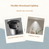 Adjustable anti-glare downlight