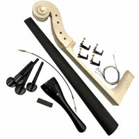 Cello Peg Fingerboard Tailpiece Set Smooth Finish Cello Parts Set Easy to Install Violin Family Accessory Kit for Instrumentalists