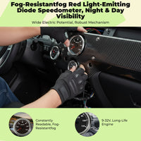 Global Positioning Speedometer, 85mm Waterproof and Dustproof, Red Backlight, Universal 0-200km/h for Car, Motorcycle, Boat