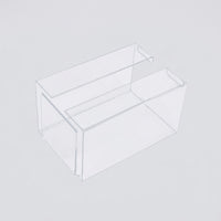 Storage Box and Iridescent Acrylic Tissue Box for Home Office, Wall-Mounted Napkin Holder for Living Room, Modern Minimalist Style Tissue Boxes