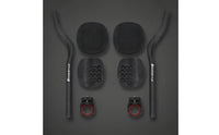 Carbon Fiber Handlebar Extensions with Armrests Padded Aerobars with Armrests Comfortable Aerobars Matte for Road Racers