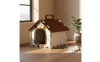 Enclosed Felt Cat House All-Season Use Cat Cave Bed Scratch Resistant for Indoor