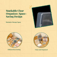 Clear plastic box with lid
