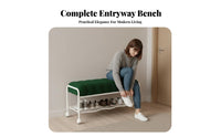 Padded Shoe Rack Bench Space-Saving Curved Shoe Changing Stool for Retail shop