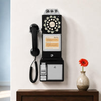 Coin Telephone Chrome Trim Home Communication Glossy Finish