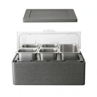 Insulated Food Display Box Thermal Container Chilled for Caterers, Vendors
