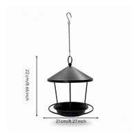 Hanging Bird Feeder Metal Bird Feeder with Tray Sturdy for Garden, Backyard