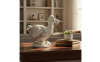 Extinct Bird Statue Handmade Resin Ornament Textured Finish for Shelf