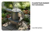 Stove Burner, Portable Wood Heater for Home Heating