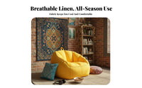 Highposterior Beanbag Lie-Flat Design Floor Seating Full physique Support snug for e-sports fans, Living Room
