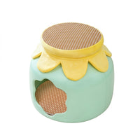 Cat Nest Stool Multi-Functional Barrel Cat Bed Breathable Pet House