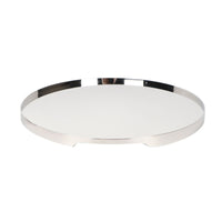 Mirror Finish Tray Decorative Stainless Steel Tray Silver Platter for Entryway