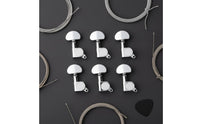 6 Pieces Sealed Gear Machine Heads for Luthiers, DIY Enthusiasts