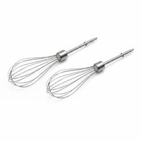 2 Pieces Widely Compatible Hand Mixer Beater Long-Lasting Hand Mixer Whisk Rust-Resistant Egg Whisk Beater