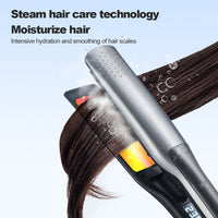 Steam Hair Straightener with Water Tank, Adjustable Temperature, EU Plug