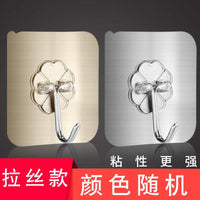 Transparent Self-Adhesive Hooks for Wall and Door, Heavy Duty No-Drill Acrylic Hangers
