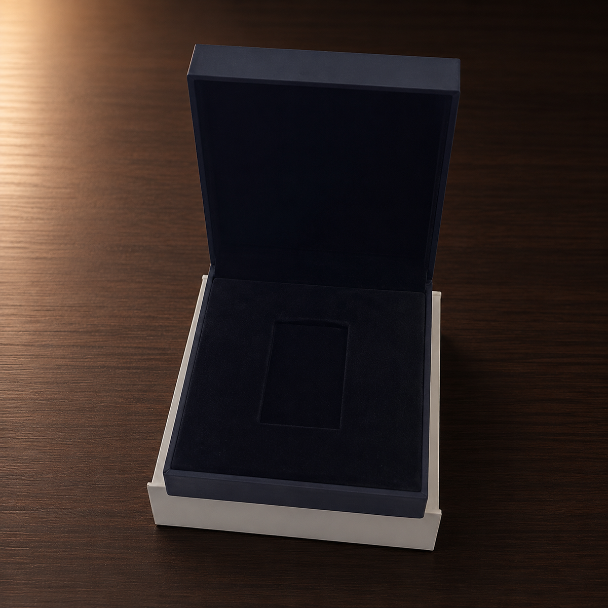 Black Paperboard Gift Box with Lid Customizable for Small Business Packaging