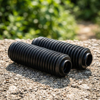 Corrugated Fork Dust Boots Shielding Motorcycle Fork Boot Long-Lasting Shock-Absorber Dust Boot Easy Install for Motorcyclists