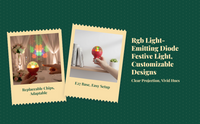 LED projector lamp with remote