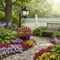Freestanding Solar Planter Lamp Auto on/deactivate Wall Mount Solar Planter
