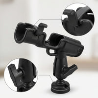 Kayak Rod Holder Handsunrestricted Fishing Pole Holder Compact Black for Anglers