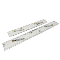 Nautical Parallel Ruler with Pull-Apart Design for Drawing and Measuring, 450/600mm