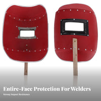Glow Protection Handheld Metal-Joining Mask Heat Resistant Full Face Metal-Joining Guard Long-Lasting for Welders, DIY Enthusiasts