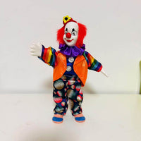 陶瓷小丑玩偶娃娃桌游密室剧本杀恐怖道具酒吧民宿氛围软装摆件