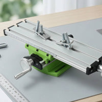 Compact Cross Slide Worktable with Handwheels Precision Milling and Drilling Table Accurate Mini Milling Table Multifunctional for Machinists