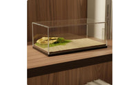 1/64 Scale Display Case Dustproof Desert Diorama Box Stackable Design Acrylic Car Display Case for Hobbyists