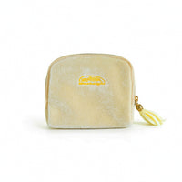 Zippered Jewelry Organizer with Zipper Velvet Jewelry Case with Pockets Slim Travel-Friendly for Business Trips