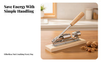 Walnut Splitter Heavy Duty Wooden Walnut Splitter Easy to Use