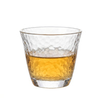 Hammered Glass Tea Cup, Heat-Resistant Japanese Style