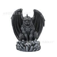 Gothic Vintage Gargoyle Solar Light Resin Statue