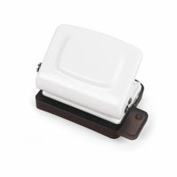 6-Hole Perforator with Positioning Guide Compact Six-Hole Punch Mini Stationery for Students, Loose-Leaf Notebooks, DIY Binding