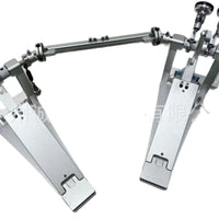 Aluminum Alloy Frosted Jazz Drum Bass Drum Double Pedal Practice Accessory