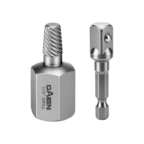 Screw Extractor with Adapter Stripped Tool Damaged for Home Maintenance