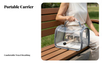 Avian Travel Carrier Hands Pet Transport Carrier Bag Breathable Portable Parrot Handbag for Trip Ers, Adults, Veterinarianerinarian Erinarian Visits