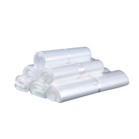 Clear PE Garment Packaging Bags with Warning Label, Self-Adhesive Plastic Bags for Clothing